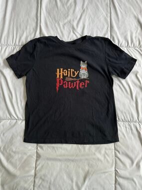 Kid's "Hairy Pawter" Harry Potter Cat Tee